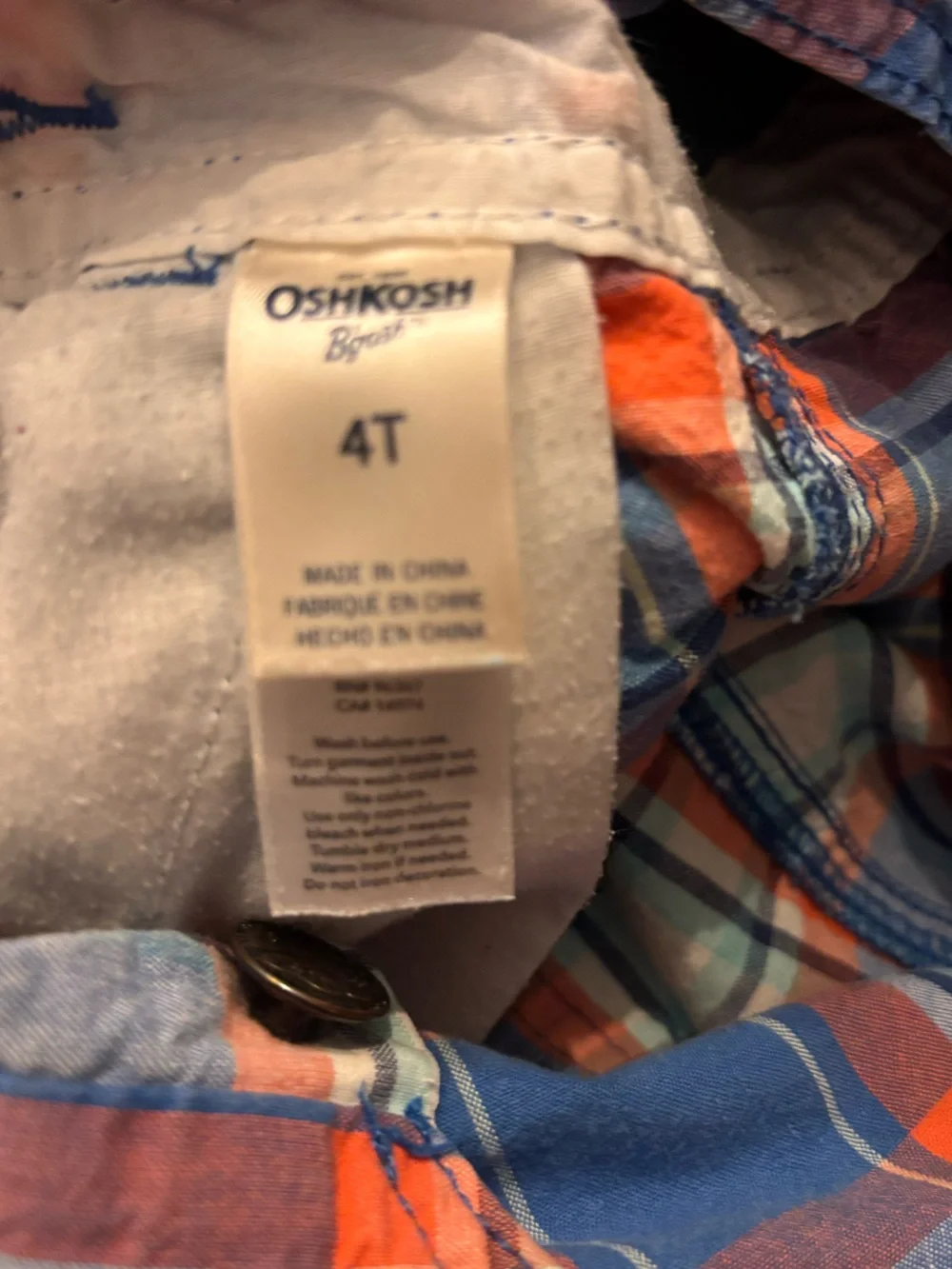 OshKosh Bgosh cute plaid